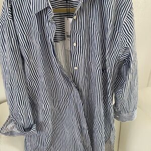 Blue Striped Tshirt dress